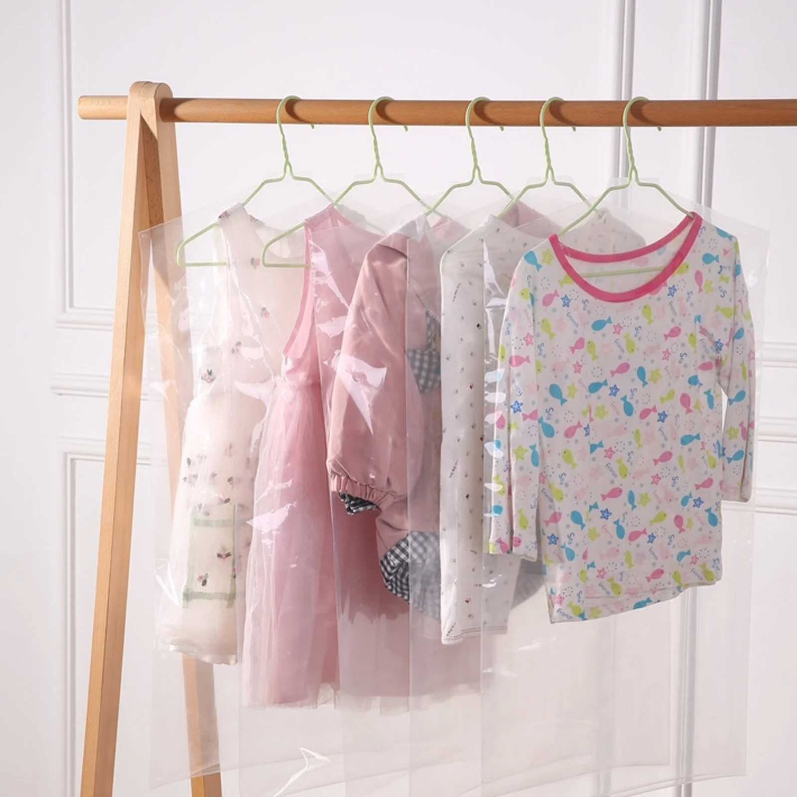 50 Pcs Clothing Dust Cover Travel Garment Bags Home Kids' Clothes Storage Little Girl Dry Cleaner Pe Supply Child
50 Pcs Clothing Dust Cover Travel Garment Bags Home Kids' Clothes Storage Little Girl Dry Cleaner Pe Supply Child