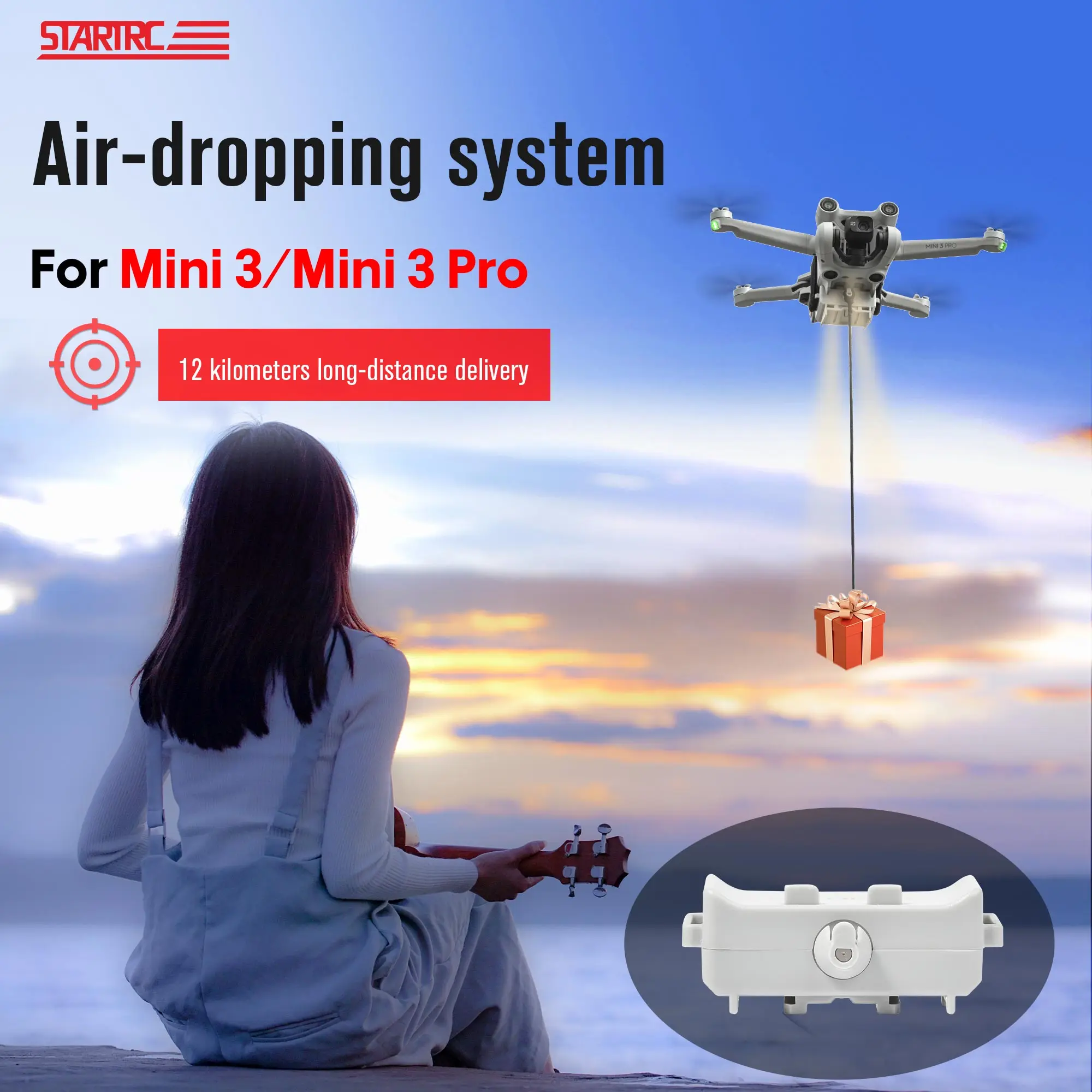Воздушная КАПЛЕВИДНАЯ система для DJI Mini 3/Mini 3 Pro, универсальное обручальное кольцо для дрона, рыбалки, подарок, спасательные принадлежности
Воздушная КАПЛЕВИДНАЯ система для DJI Mini 3/Mini 3 Pro, универсальное обручальное кольцо для дрона, рыбалки, подарок, спасательные принадлежности