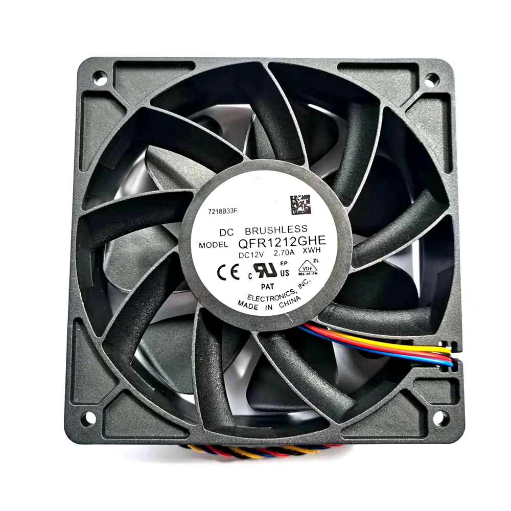 6000RPM QFR1212GHE 120*120*38mm 4wire 12V 2.7A for S15 S9 L3 + T9 + D5 Z9mini S11 M3 E9 + E10 A8 + A9 841
6000RPM QFR1212GHE 120*120*38mm 4wire 12V 2.7A for S15 S9 L3 + T9 + D5 Z9mini S11 M3 E9 + E10 A8 + A9 841