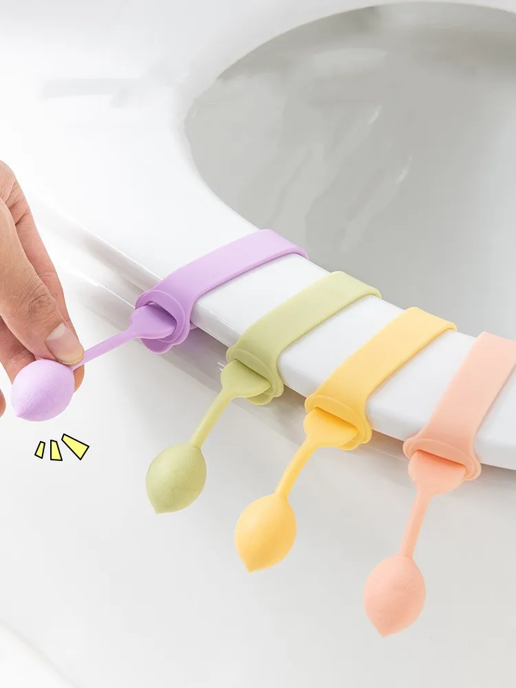 Милая силиконовая крышка для унитаза, ручка для удаления крышки унитаза, волшебный инструмент, милая крышка для унитаза, защита от грязи рук
Милая силиконовая крышка для унитаза, ручка для удаления крышки унитаза, волшебный инструмент, милая крышка для унитаза, защита от грязи рук