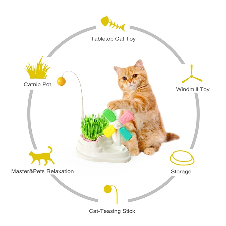 Cat Toys Decompression Interactive Pinwheel Cat Toy Two in one swinging Funny Cat Tower Wheel Cat Ball Catnip cat stuff
Cat Toys Decompression Interactive Pinwheel Cat Toy Two in one swinging Funny Cat Tower Wheel Cat Ball Catnip cat stuff