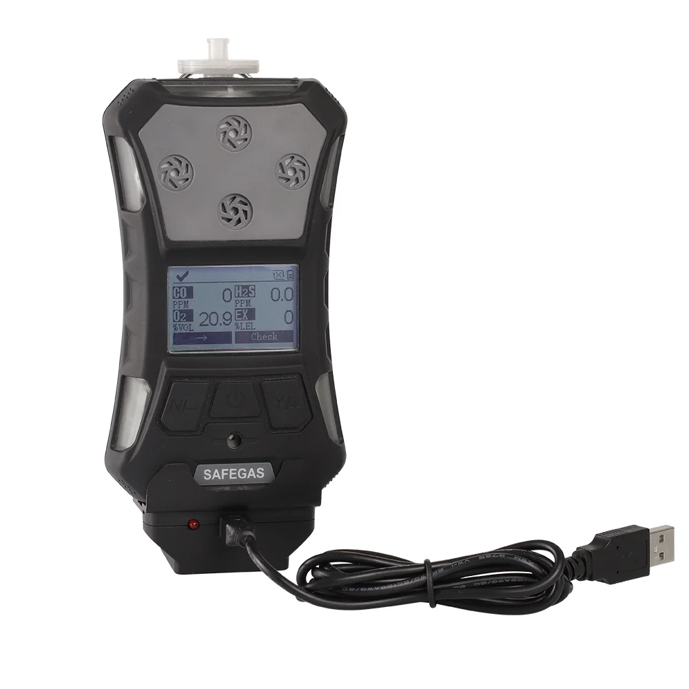Handheld Gas Sensor Pump Diffusion Dual Use Gas Analyzer CO H2S CO2 HCL CL2 O2 6 in 1 Gas Detector
Handheld Gas Sensor Pump Diffusion Dual Use Gas Analyzer CO H2S CO2 HCL CL2 O2 6 in 1 Gas Detector