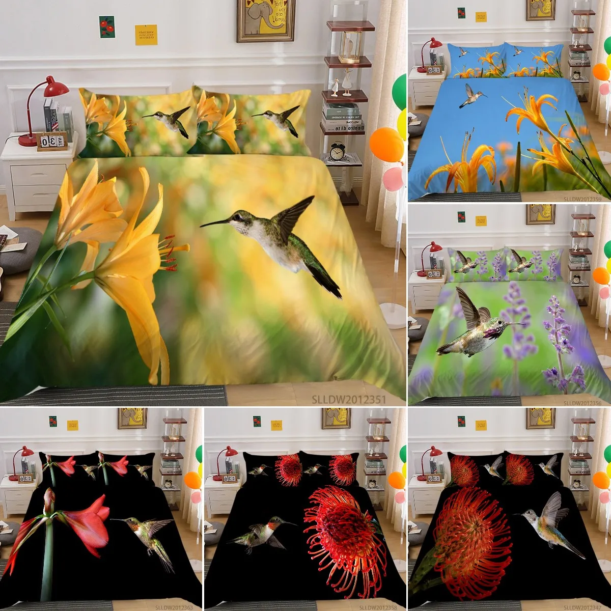 Hummingbird Duvet Cover Set , Small And Cute Tropical Bird Yellow Flower Green Leaves Bedding Set For Girls Women
Hummingbird Duvet Cover Set , Small And Cute Tropical Bird Yellow Flower Green Leaves Bedding Set For Girls Women