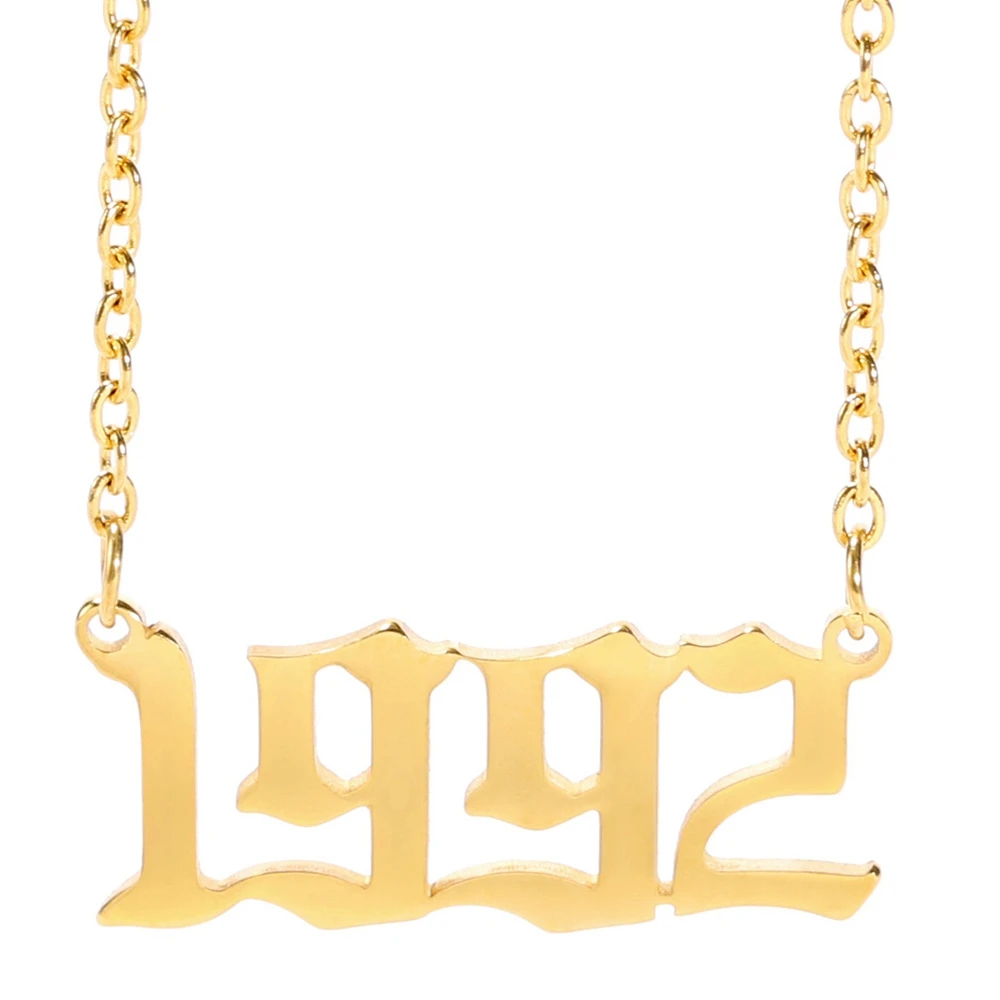 Ювелирные изделия из нержавеющей стали Xincong 2 цвета s золотой цвет стальной цвет год рождения 1992 ожерелье с подвеской 45 + 5 см звеньевая цепь
Ювелирные изделия из нержавеющей стали Xincong 2 цвета s золотой цвет стальной цвет год рождения 1992 ожерелье с подвеской 45 + 5 см звеньевая цепь