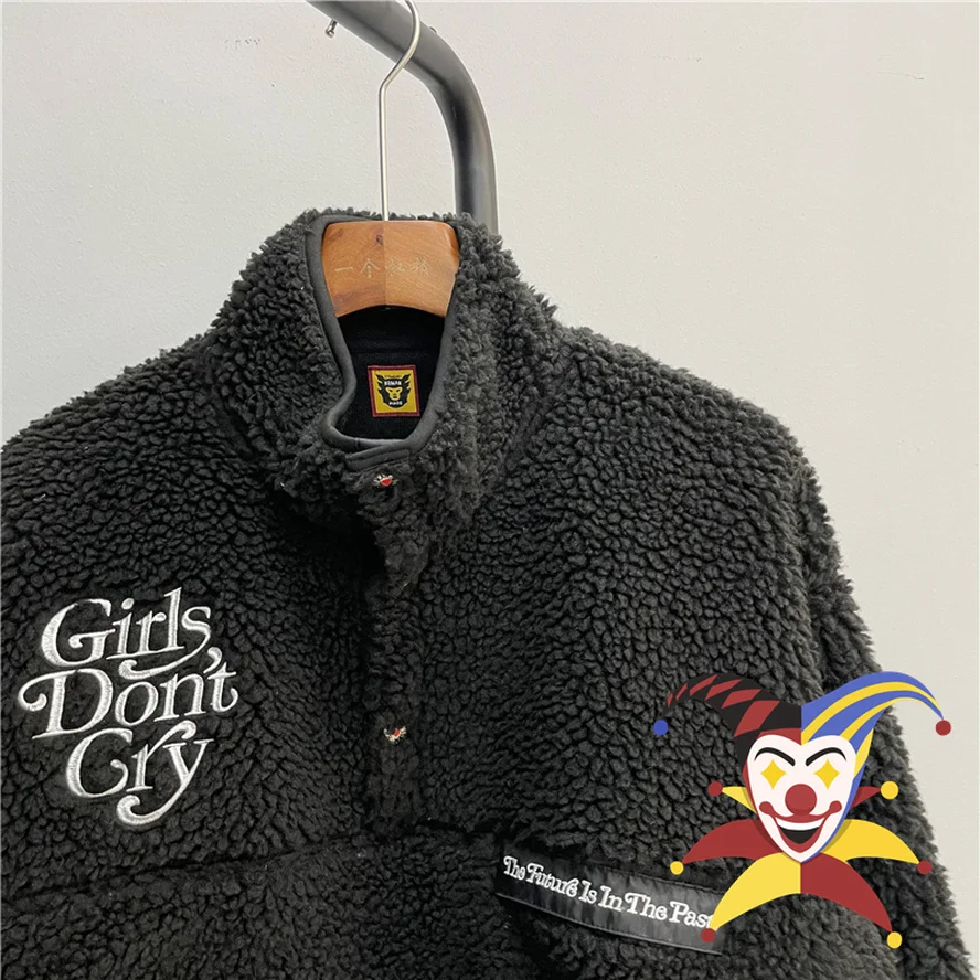 Cashmere HUMAN MADE Jacket Men Women Girls Don’t Cry Embroidered Lamb Fleece HUMAN MADE Jackets Coats 
Cashmere HUMAN MADE Jacket Men Women Girls Don’t Cry Embroidered Lamb Fleece HUMAN MADE Jackets Coats