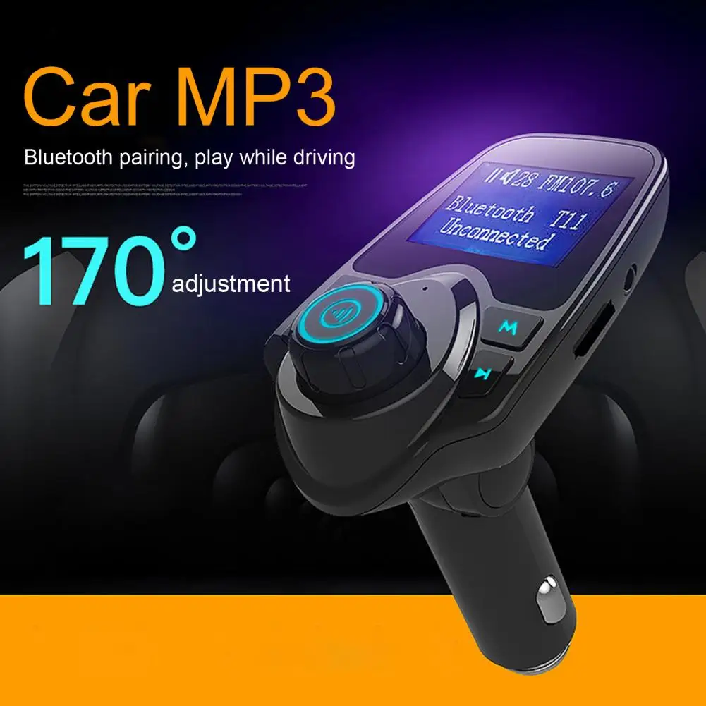 Car FM Transmitter Power Adapter Bluetooth-compatible Car Receiver 18W Radio Kit MP3 Player Handsfree Wireless FM Modulator
Car FM Transmitter Power Adapter Bluetooth-compatible Car Receiver 18W Radio Kit MP3 Player Handsfree Wireless FM Modulator