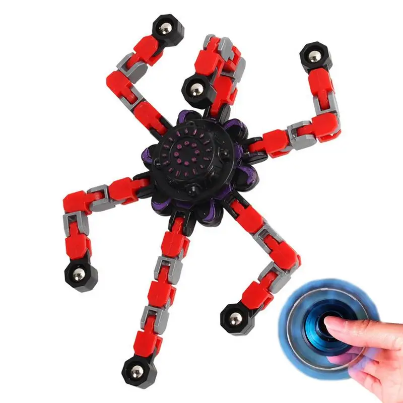 

Fingertip Gyro Toy DIY Deformation Mechanical Spinner Toy Decompression Deformed Spinner Goodie Bag Suffers Party Favors