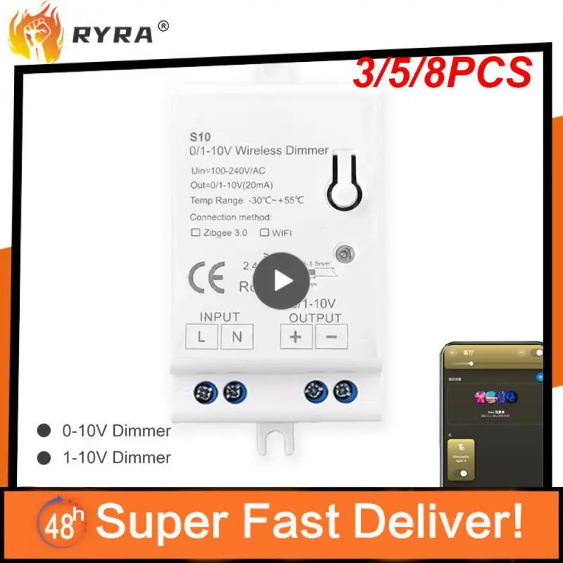 3/5/8PCS Remote Control Lighting Adjustable Switch Mini Dimming Controller Wireless Zigbee 3.0 Dimmer Support Smartthings
3/5/8PCS Remote Control Lighting Adjustable Switch Mini Dimming Controller Wireless Zigbee 3.0 Dimmer Support Smartthings