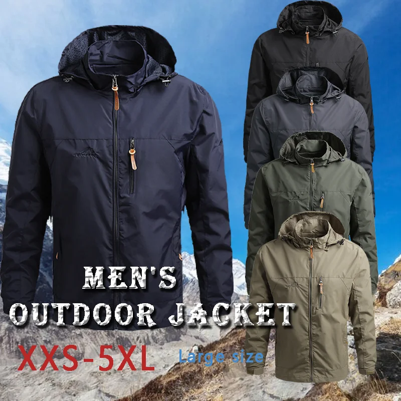 HENCHIRY Men's Spring and Autumn Jacket Casual Coat Stormsuit Windproof Quick Dry Loose Thin Jacket Outdoor Sports Fishing Suit
HENCHIRY Men's Spring and Autumn Jacket Casual Coat Stormsuit Windproof Quick Dry Loose Thin Jacket Outdoor Sports Fishing Suit