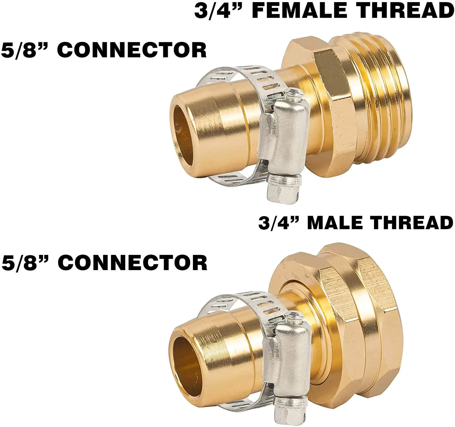 2/4/6 Pair Water Pipe Connector Garden Hose Connector Clamp Fits 3/4 \ "or 5/8\" Garden Hose Fittings
2/4/6 Pair Water Pipe Connector Garden Hose Connector Clamp Fits 3/4 \ "or 5/8\" Garden Hose Fittings