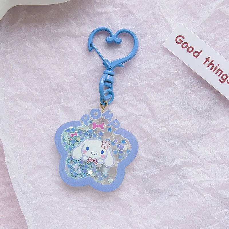 Kawaii Sanrio Kuromi брелок Hello Kitty брелок для автомобиля симпатичный Коричный Блестящий песок блестки светящийся портативный кулон аксессуары
Kawaii Sanrio Kuromi брелок Hello Kitty брелок для автомобиля симпатичный Коричный Блестящий песок блестки светящийся портативный кулон аксессуары