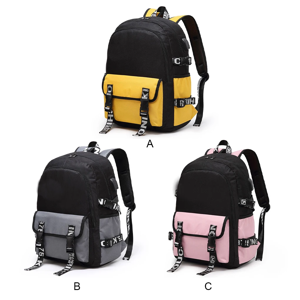 Middle Secondary School Backpack with USB Charger College Office Laptop Storage Bag Camping Daypack for Boys Black
Middle Secondary School Backpack with USB Charger College Office Laptop Storage Bag Camping Daypack for Boys Black