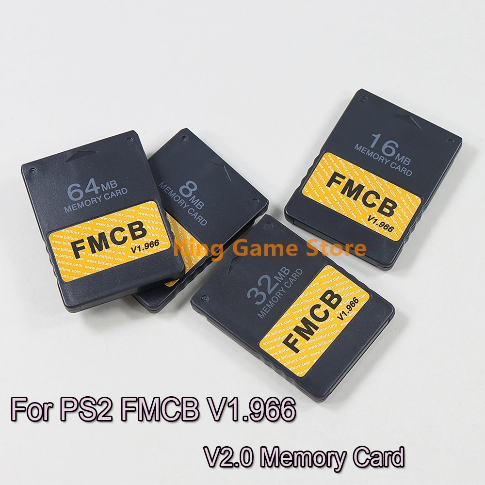 20 шт. для PS2 Бесплатный McBoot v1.966 8 Мб/16 Мб/32 Мб/64 Мб карта памяти V2.0 игры Consolas