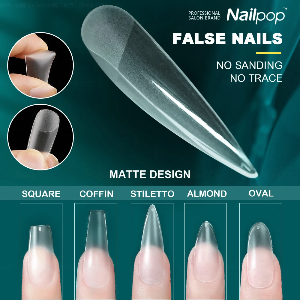 False Nails New Matte Tips Fake Nail Capsule Press on Coffin/Stiletto/Almond/Square/Oval Nail Art Practice Manicure Tool
False Nails New Matte Tips Fake Nail Capsule Press on Coffin/Stiletto/Almond/Square/Oval Nail Art Practice Manicure Tool