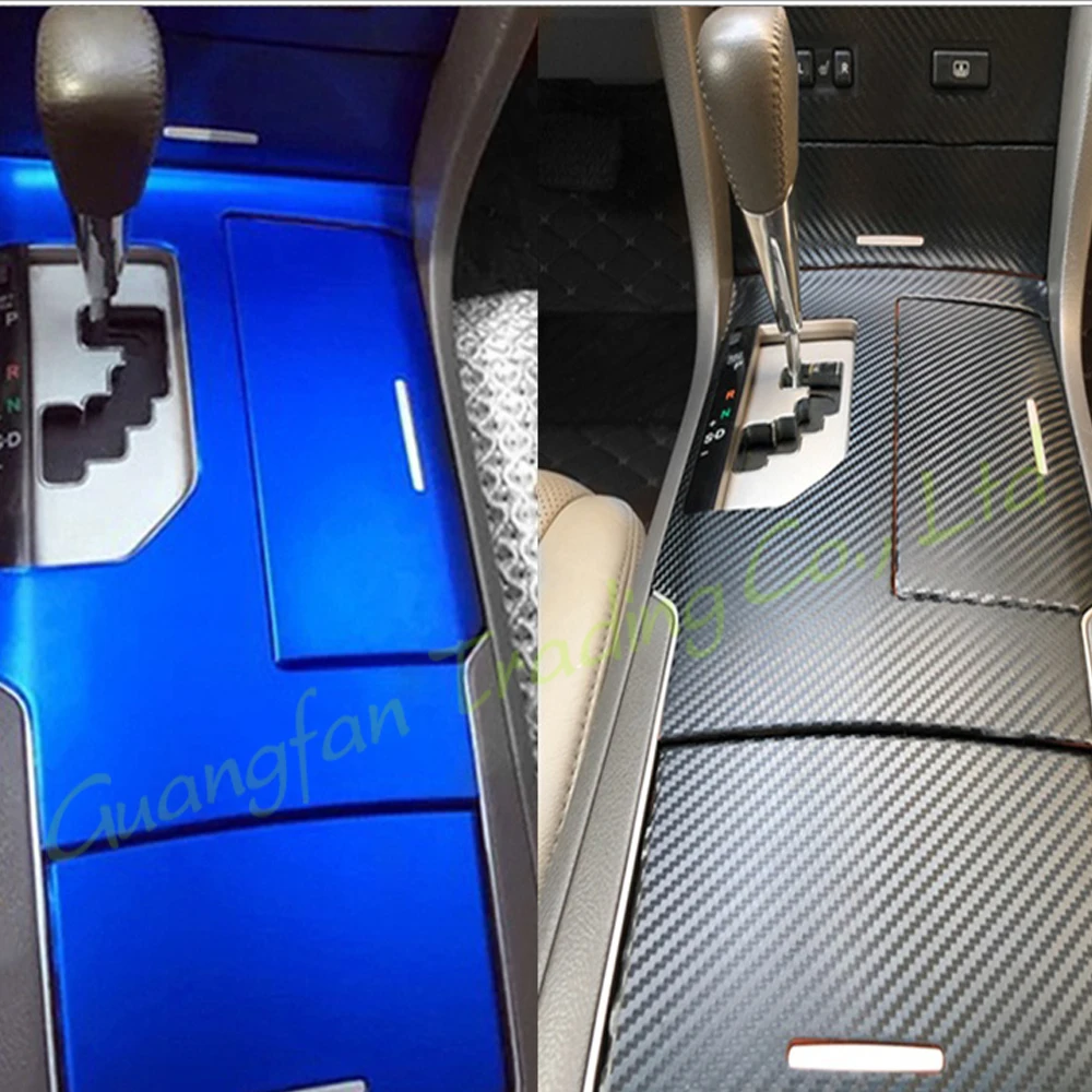 

Стайлинг автомобиля 3D/5D углеродное волокно Автомобильный интерьер центральная консоль изменение цвета молдинг наклейки для Toyota Camry XV40 2006-2011
