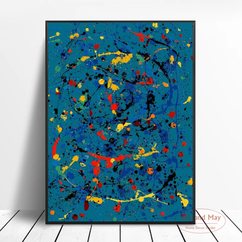 Classic Pollock Inspired Art Canvas Painting Posters And Prints Pictures On The Wall Abstract Decorative Home Decor Quadro
Classic Pollock Inspired Art Canvas Painting Posters And Prints Pictures On The Wall Abstract Decorative Home Decor Quadro