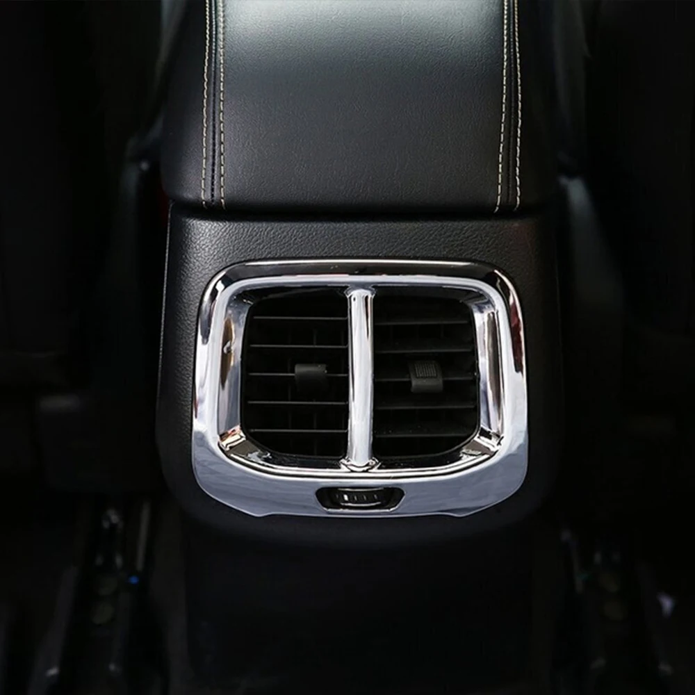 ABS Chrome FOR Jeep Cherokee KL 2014 2015 2016 2017 2018 Car Rear Air Condition outlet Vent frame Panel Cover Trim
ABS Chrome FOR Jeep Cherokee KL 2014 2015 2016 2017 2018 Car Rear Air Condition outlet Vent frame Panel Cover Trim
