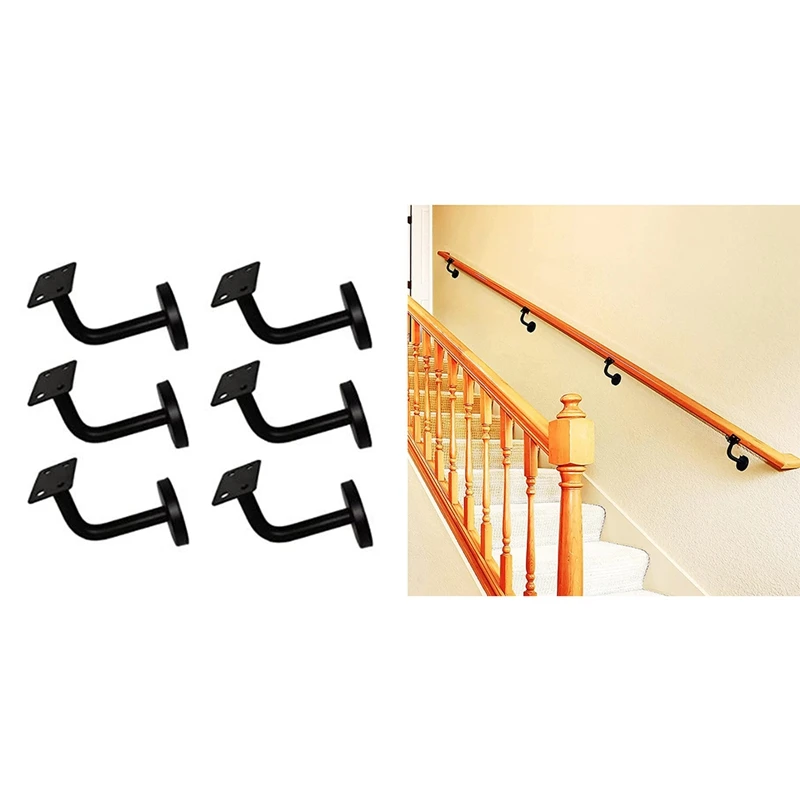 6 Pcs Stainless Steel Stair Handrail Bracket, Heavy Duty Stair Rail Support, Railing Brackets For Flat Rails
6 Pcs Stainless Steel Stair Handrail Bracket, Heavy Duty Stair Rail Support, Railing Brackets For Flat Rails