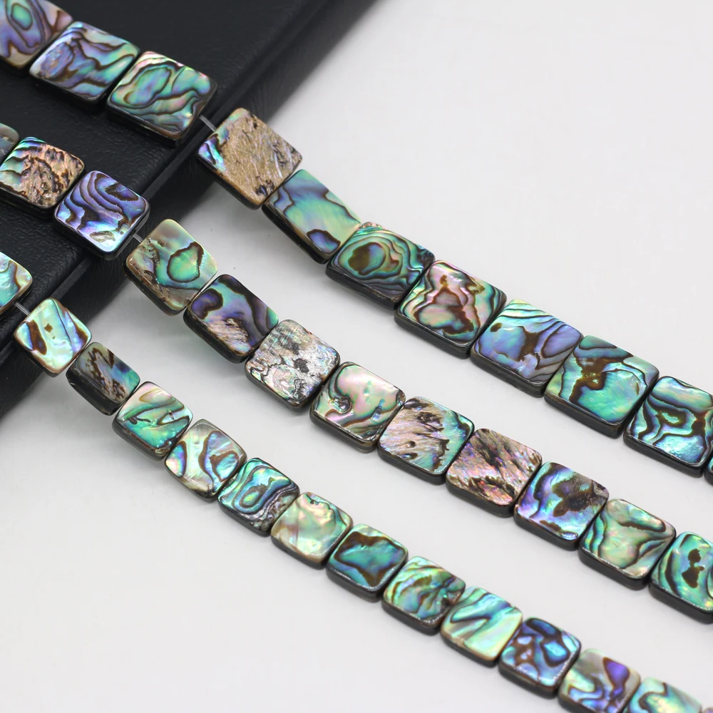 Natural Shell Beads Abalone The Mother Of Pearl Square Isolation Bead For Jewelry Making DIY Necklace Bracelet Earring Accessory 
Natural Shell Beads Abalone The Mother Of Pearl Square Isolation Bead For Jewelry Making DIY Necklace Bracelet Earring Accessory