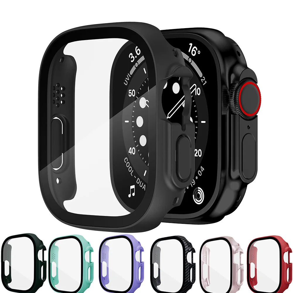 Glass+case For Apple Watch series Ultra 49mm 49 mm smartwatch PC Screen Protector Bumper Tempered Accessories iwatch Ultra cover
Glass+case For Apple Watch series Ultra 49mm 49 mm smartwatch PC Screen Protector Bumper Tempered Accessories iwatch Ultra cover