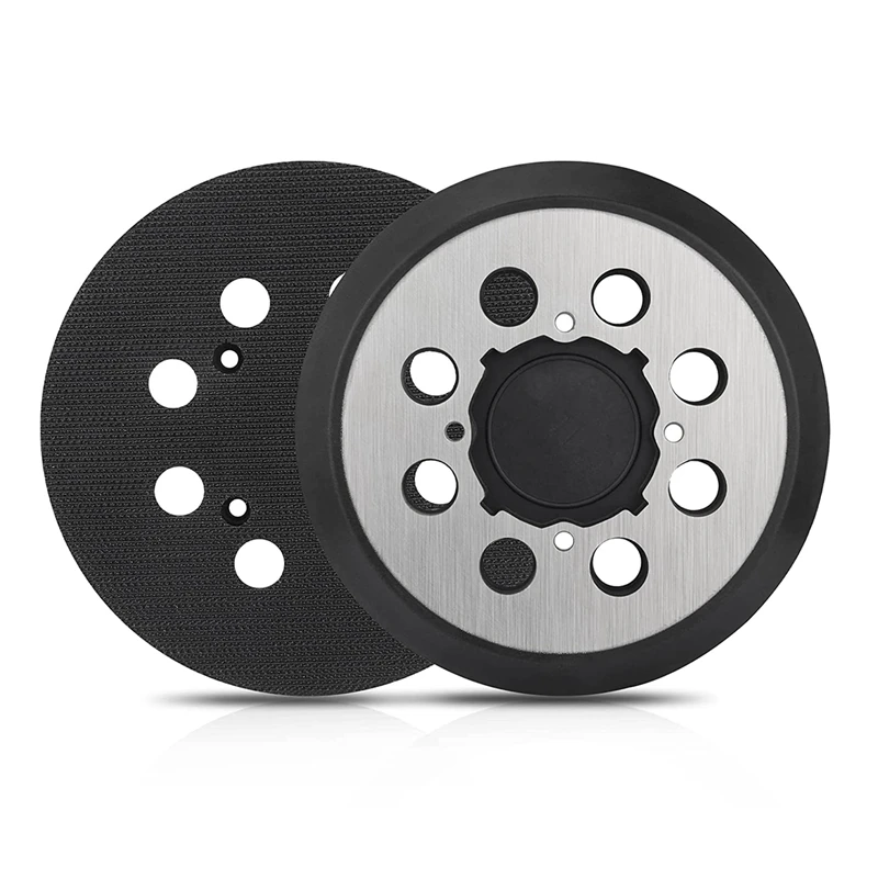 Sander Replacement Pads, 2-Pack 5 Inch 8-Hole Hook And Loop Orbital Sanding Metal Back Pads DWE64233 And N329079
Sander Replacement Pads, 2-Pack 5 Inch 8-Hole Hook And Loop Orbital Sanding Metal Back Pads DWE64233 And N329079