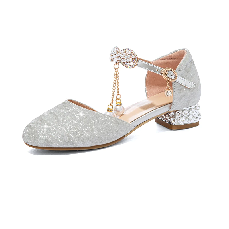 Heels Princess Shoes For Girl Ceremony Shoes Girl Dress Up Children's Pumps Plus Size 28-40 
Heels Princess Shoes For Girl Ceremony Shoes Girl Dress Up Children's Pumps Plus Size 28-40