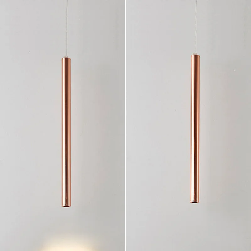 LED люстра IWP ар-деко серебряно-медно-розового золота 7 Вт