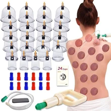 32 Cupping Therapy Set Vacuum Cupping Cup Body Massager Suction Cups Chinese Medicine Physiotherapy Vacuum Cups Heathy Care