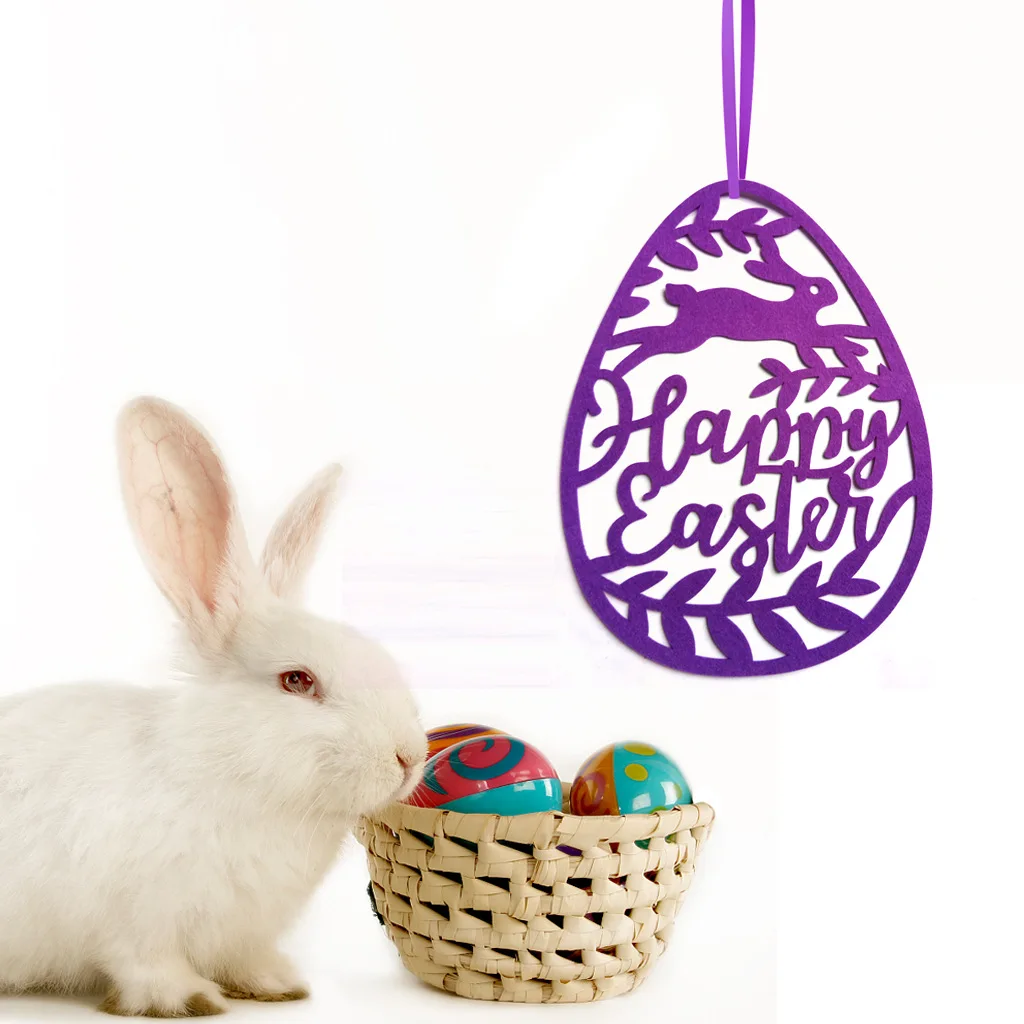 1pcs Easter Hanging Decoration Happy Easter Letter Ornaments Egg Shape Non-Woven Fabrics for Easter Party Wall Doorations
1pcs Easter Hanging Decoration Happy Easter Letter Ornaments Egg Shape Non-Woven Fabrics for Easter Party Wall Doorations