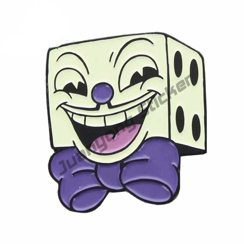 Cuphead King Dice Head Vinyl Car Sticker for Bumper Window JDM Refit New Creative Anti Scratch Exterior Decor Decals PVC13x12cm
Cuphead King Dice Head Vinyl Car Sticker for Bumper Window JDM Refit New Creative Anti Scratch Exterior Decor Decals PVC13x12cm