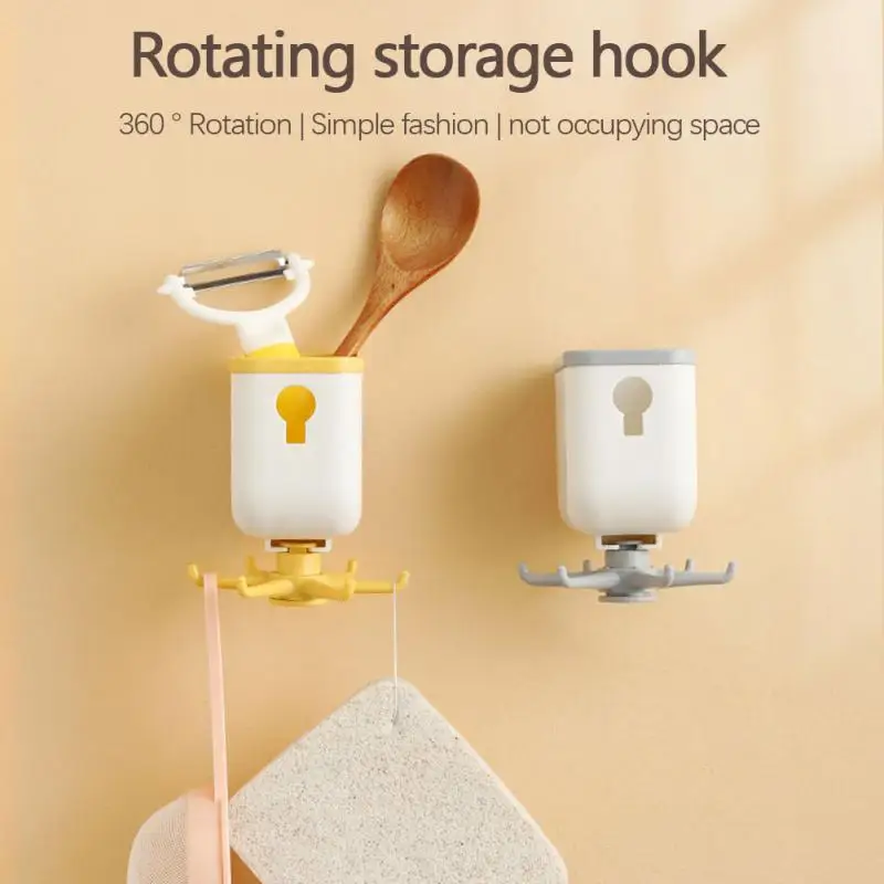 360 Degrees Rotated Self Adhesive 6 Hooks All Door Hook Handbag Clothes For Organizer And Storage Spoon Hanger Accessories
360 Degrees Rotated Self Adhesive 6 Hooks All Door Hook Handbag Clothes For Organizer And Storage Spoon Hanger Accessories
