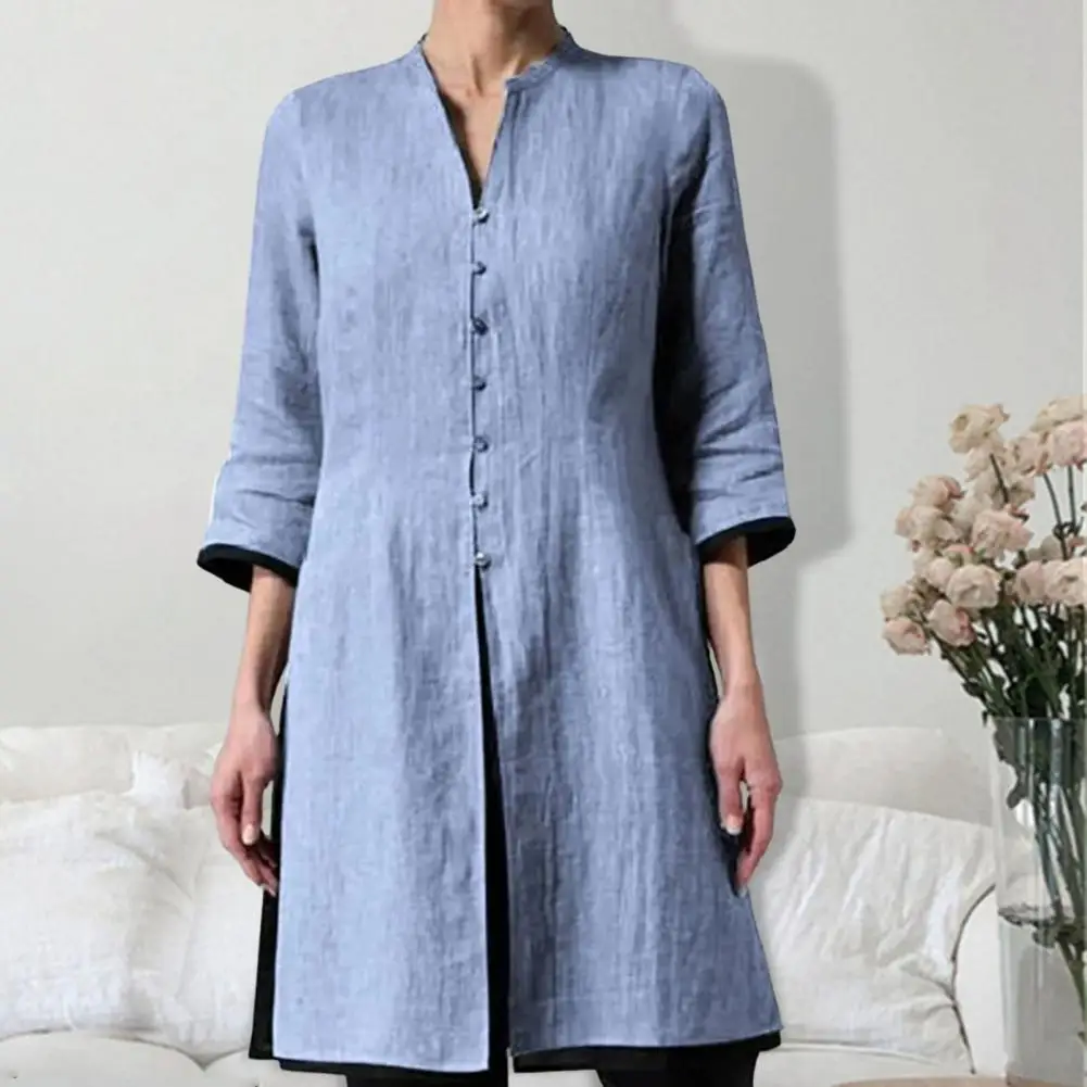 Рубашка верхняя одежда с V-образным вырезом куртка пальто простая повседневная длинная рубашка солнцезащитное пальто 
Рубашка верхняя одежда с V-образным вырезом куртка пальто простая повседневная длинная рубашка солнцезащитное пальто