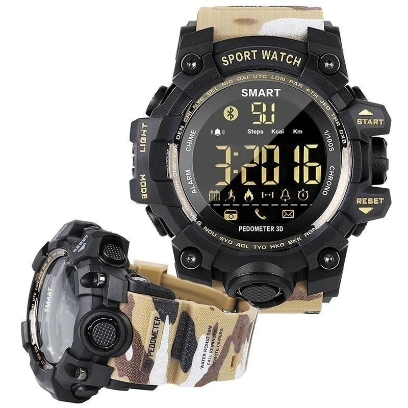 Camouflage Military Watch Digital Running Smart Watch Men Sport Watches Women Electronics Wrist Watch Stopwatch Smartwatch Sale
Camouflage Military Watch Digital Running Smart Watch Men Sport Watches Women Electronics Wrist Watch Stopwatch Smartwatch Sale