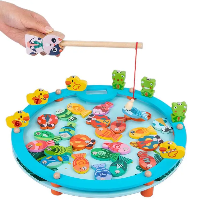 Wooden Magnetic Fishing Game Fine Motor Skill Toy Alphabet Learning Montessori Letters Cognition Toy Preschool Classroom
Wooden Magnetic Fishing Game Fine Motor Skill Toy Alphabet Learning Montessori Letters Cognition Toy Preschool Classroom