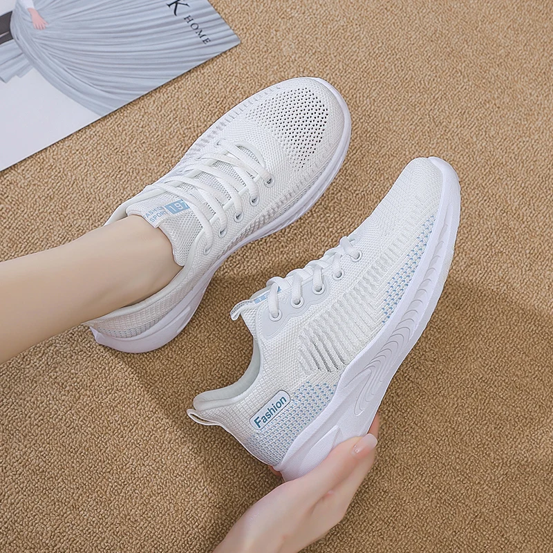 Tennis Shoes Ladies Gym Soft Sole Comfortable Sports Shoes Summer Mesh Breathable Ladies Outdoor Running Shoes Shock Absorption
Tennis Shoes Ladies Gym Soft Sole Comfortable Sports Shoes Summer Mesh Breathable Ladies Outdoor Running Shoes Shock Absorption
