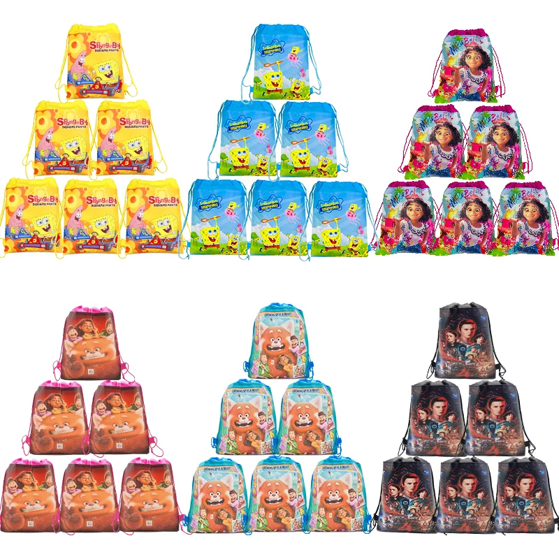 8PCS DisneyEncanto Non-woven Fabrics Drawstring Backpack Shopping Bag Stranger Things Happy Birthday Gift Bags Kids Travel Bags
8PCS DisneyEncanto Non-woven Fabrics Drawstring Backpack Shopping Bag Stranger Things Happy Birthday Gift Bags Kids Travel Bags