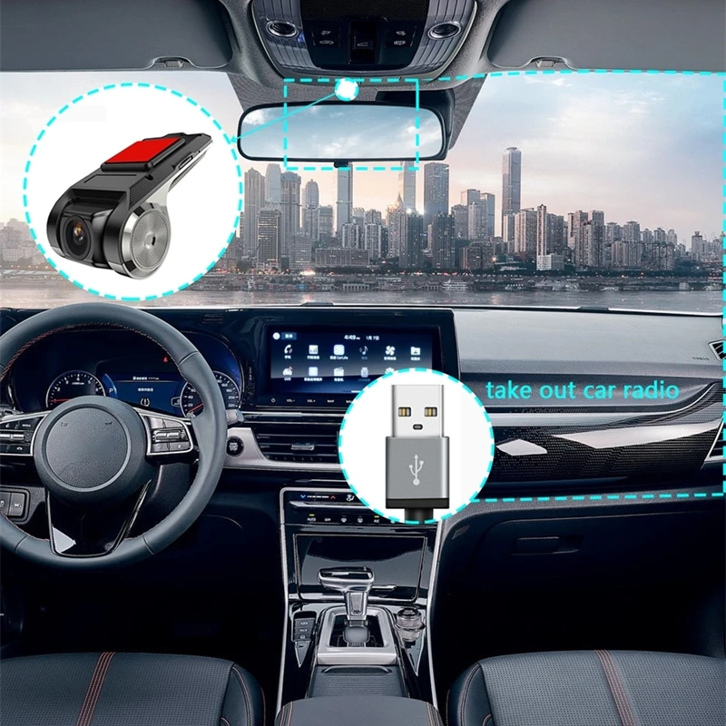 1080P HD Navigation Hidden Recorder U2 USB Car Camera DVR 140 ° ADAS Dash Cam Monitor Support TF Card G-sensor Mini Car DVRs
1080P HD Navigation Hidden Recorder U2 USB Car Camera DVR 140 ° ADAS Dash Cam Monitor Support TF Card G-sensor Mini Car DVRs