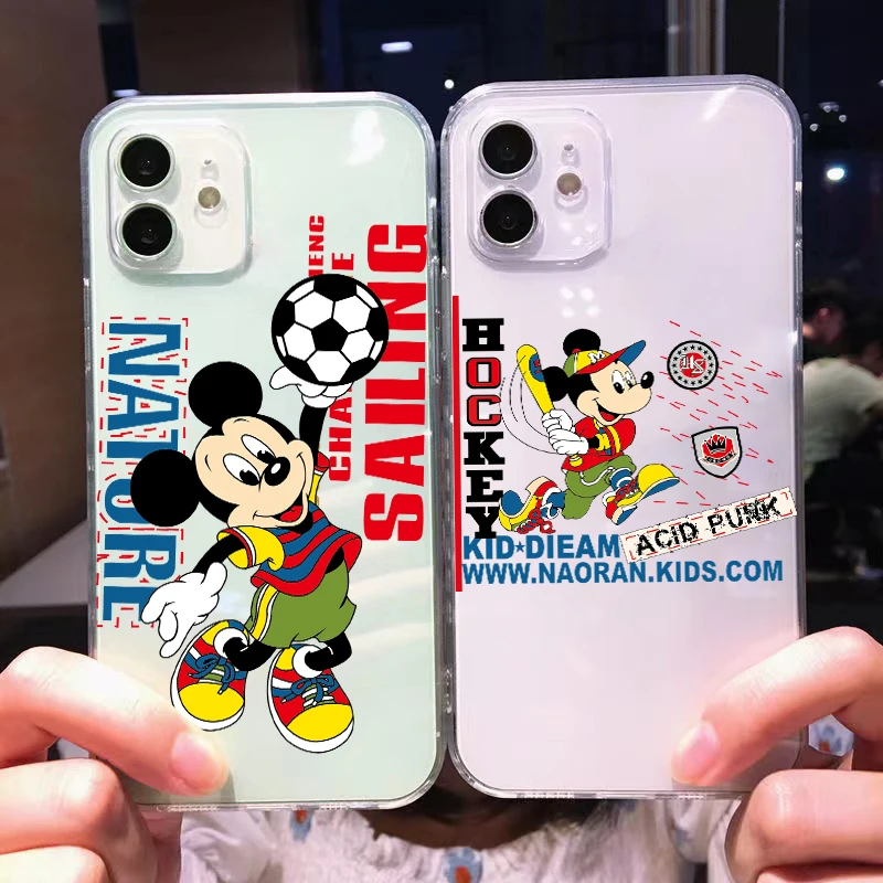 Original Mickey Mouse For iPhone 11 Pro Max 12 13 Pro Mini X XR XS Max Se2 6 6S 7 8 Plus Clear Phone Case Liquid Silicon Cover
Original Mickey Mouse For iPhone 11 Pro Max 12 13 Pro Mini X XR XS Max Se2 6 6S 7 8 Plus Clear Phone Case Liquid Silicon Cover