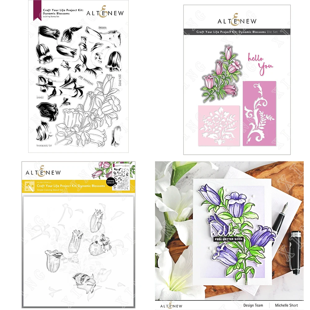 Flower Dynamic Blossoms New Metal Cutting Dies Stamps Stencil for 2022 Scrapbook Diary Decoration Embossing Template Arrival
Flower Dynamic Blossoms New Metal Cutting Dies Stamps Stencil for 2022 Scrapbook Diary Decoration Embossing Template Arrival