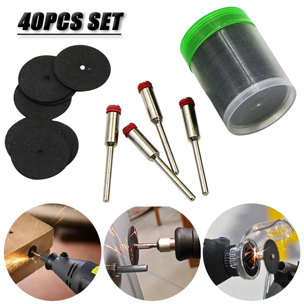 40pcs 25mm Cutting Disc Circular Saw Blades Resin Grinding Wheel For Rotary Tool Metal Plastic Wood Cutting Power Tool Parts
40pcs 25mm Cutting Disc Circular Saw Blades Resin Grinding Wheel For Rotary Tool Metal Plastic Wood Cutting Power Tool Parts
