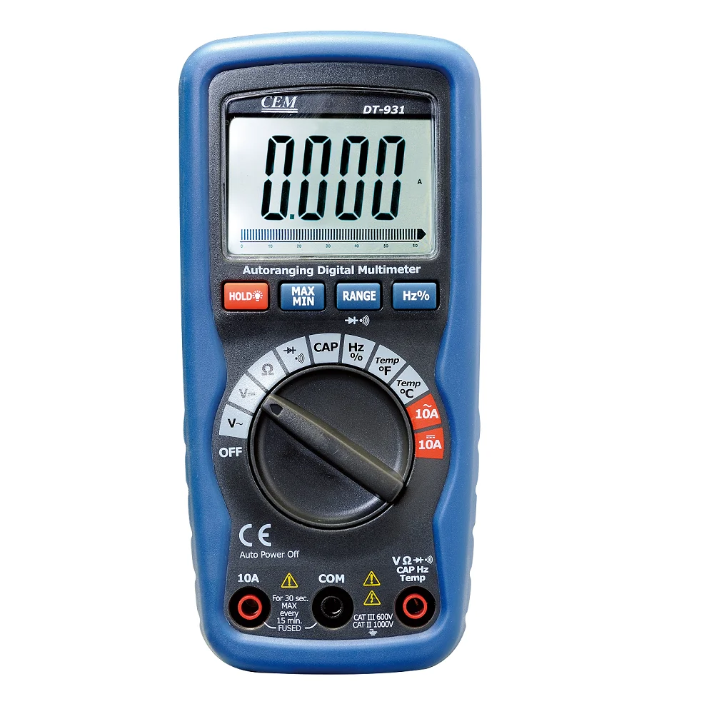 CEM DT-931 6000 Counts 61 segments Temperature Compact Multimeter Digital Analog China Brand
CEM DT-931 6000 Counts 61 segments Temperature Compact Multimeter Digital Analog China Brand