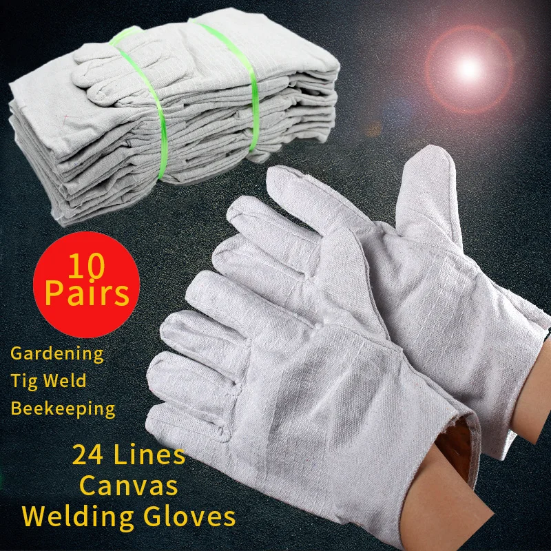 24 Lines canvas Welding Gloves -Work gloves Heat/Fire Resistant, Perfect for Gardening/Tig Weld/Beekeeping Guantes gloves luvas
24 Lines canvas Welding Gloves -Work gloves Heat/Fire Resistant, Perfect for Gardening/Tig Weld/Beekeeping Guantes gloves luvas