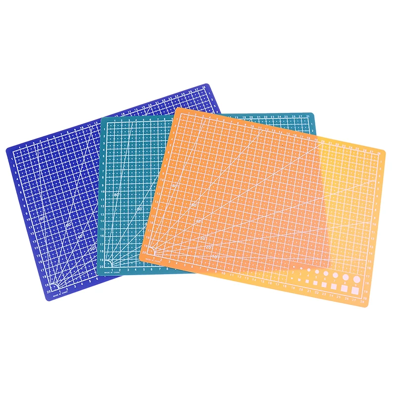A4 PVC Cutting Mat Workbench Patchwork Cut Pad Sewing Manual DIY Knife Engraving Leather Cutting Board Single Side Underlay
A4 PVC Cutting Mat Workbench Patchwork Cut Pad Sewing Manual DIY Knife Engraving Leather Cutting Board Single Side Underlay