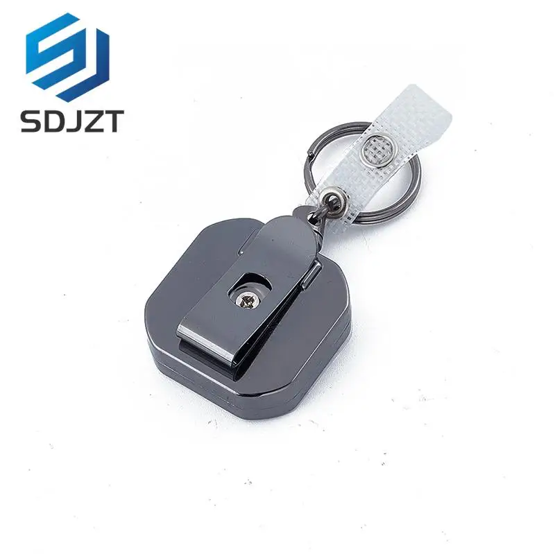 1pc Heavy Duty Retractable Badge Holder Reel, Square Metal ID Badge Holder with Belt Clip Key Ring for Name Card Keychain
1pc Heavy Duty Retractable Badge Holder Reel, Square Metal ID Badge Holder with Belt Clip Key Ring for Name Card Keychain