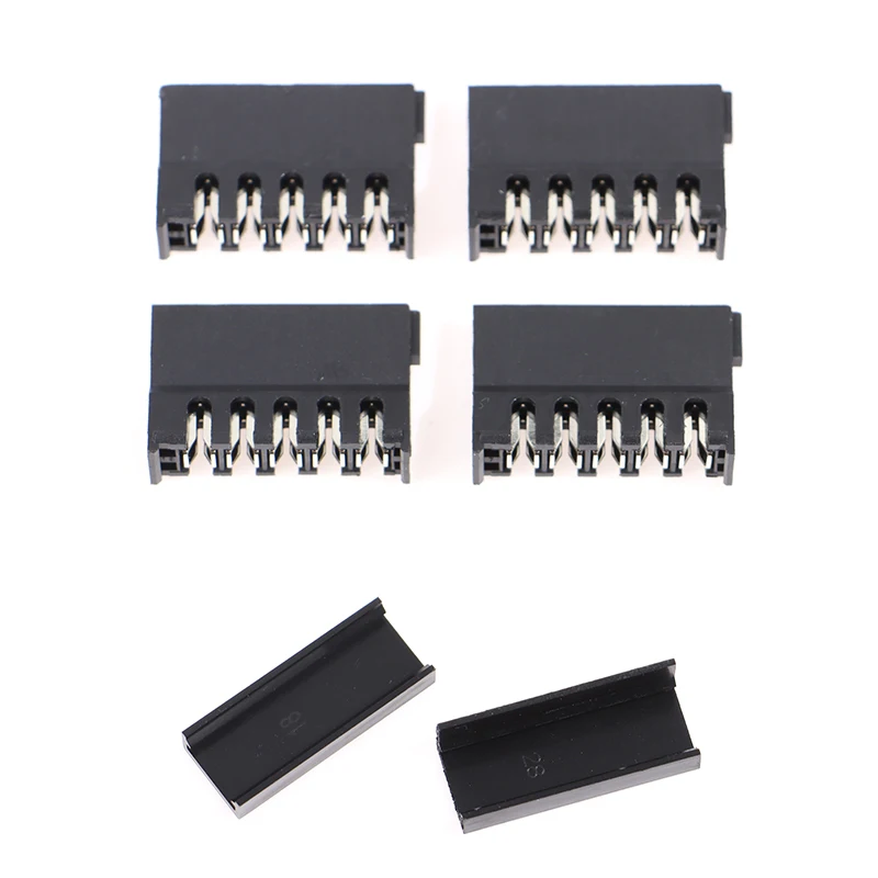 

High Quality 10pcs/lot Black IDE HDD Sata Power Connector Puncture With Copper Core For Hard Disk