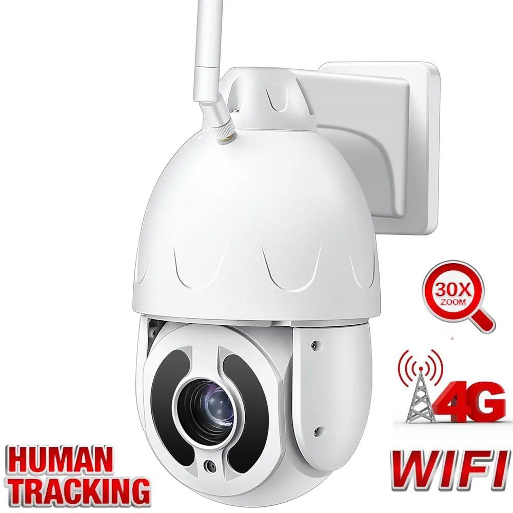 5MP Surveillance Camera WIFI/4G SIM Card 30X PTZ Outdoor Human Auto Tracking 2-Way Audio Outdoor Speed Dome Security Camera
5MP Surveillance Camera WIFI/4G SIM Card 30X PTZ Outdoor Human Auto Tracking 2-Way Audio Outdoor Speed Dome Security Camera