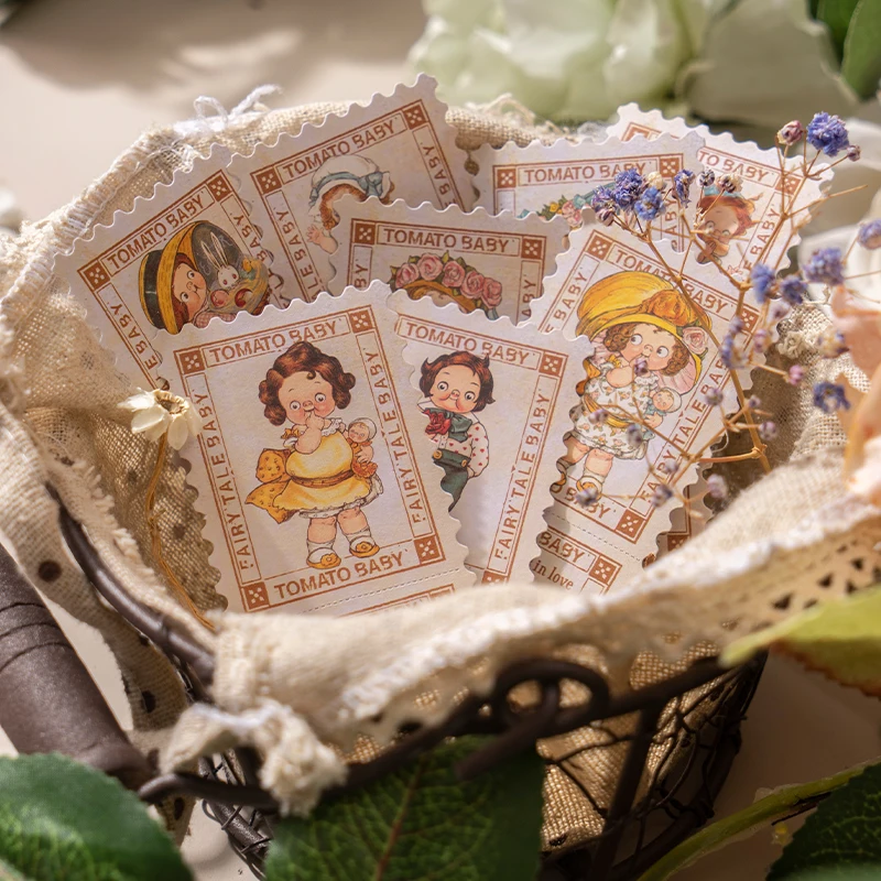 50PCS Box Stickers Fairytale & Botanical Themed Stamp Vintage Sticker Decoration DIY vintage stickers vintage 50*110MM
50PCS Box Stickers Fairytale & Botanical Themed Stamp Vintage Sticker Decoration DIY vintage stickers vintage 50*110MM
