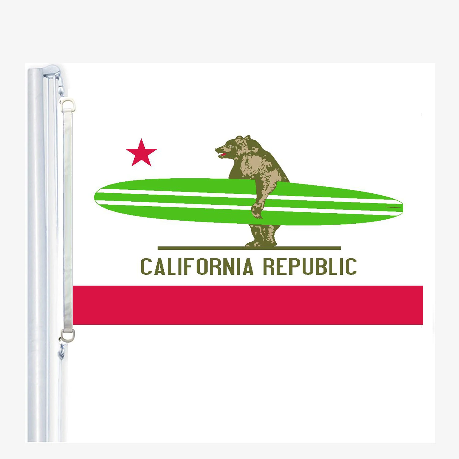 

Flag of the Republic of California flags,90 x 150 cm, 100 % Polyester, Digitaldruck