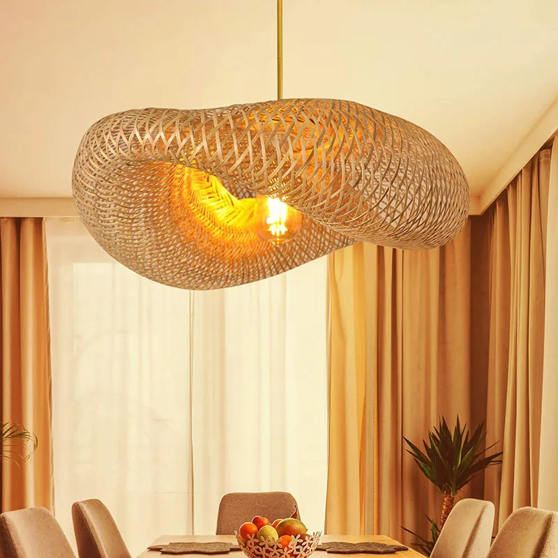 40/50cm Bamboo Weaving Chandelier Lamp Hanging LED Ceiling Light Pendant Lamp Fixtures Rattan Woven Home Bedroom RoomDecor
40/50cm Bamboo Weaving Chandelier Lamp Hanging LED Ceiling Light Pendant Lamp Fixtures Rattan Woven Home Bedroom RoomDecor