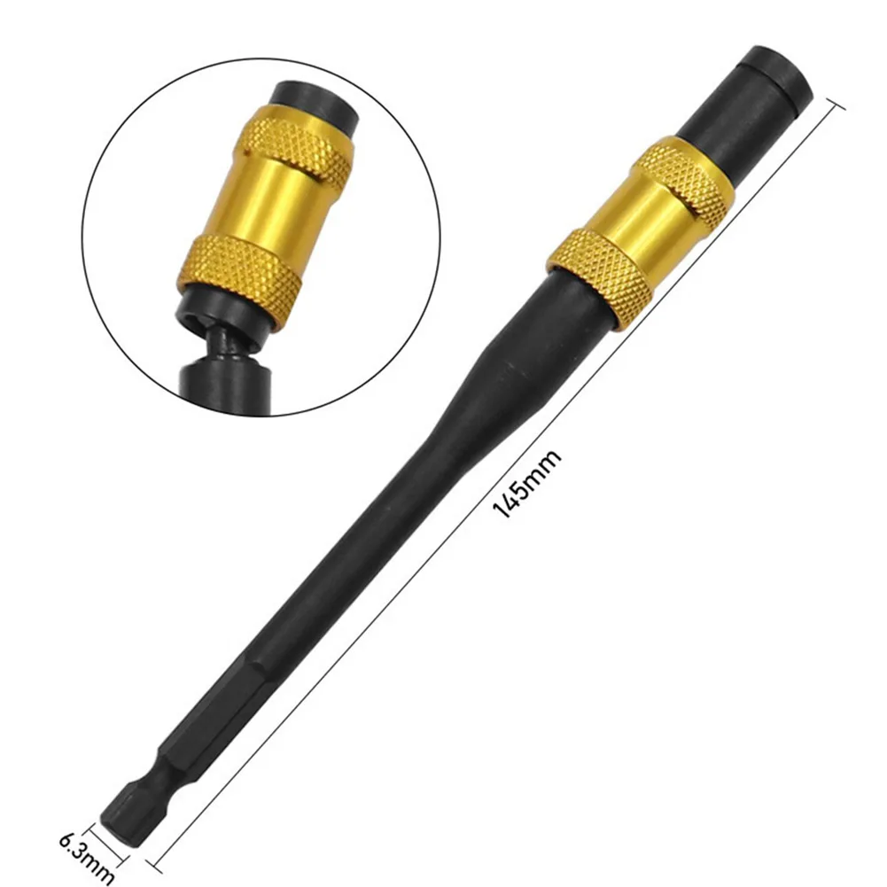 1/4'' Hex Magnetic Screwdriver Drill Bit Extension Rod 145mm Quick Change Holder Drive Guide Screw Drill Tip Power Tool Accs
1/4'' Hex Magnetic Screwdriver Drill Bit Extension Rod 145mm Quick Change Holder Drive Guide Screw Drill Tip Power Tool Accs